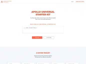 Apollo Universal Starter Kit screenshot