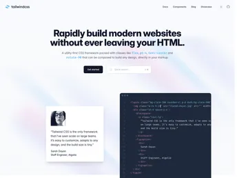Tailwindcss.com screenshot