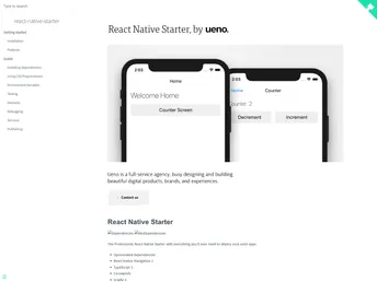 React Native Starter screenshot