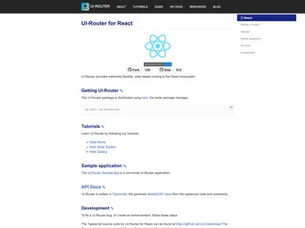 React screenshot