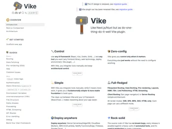 Vike React screenshot