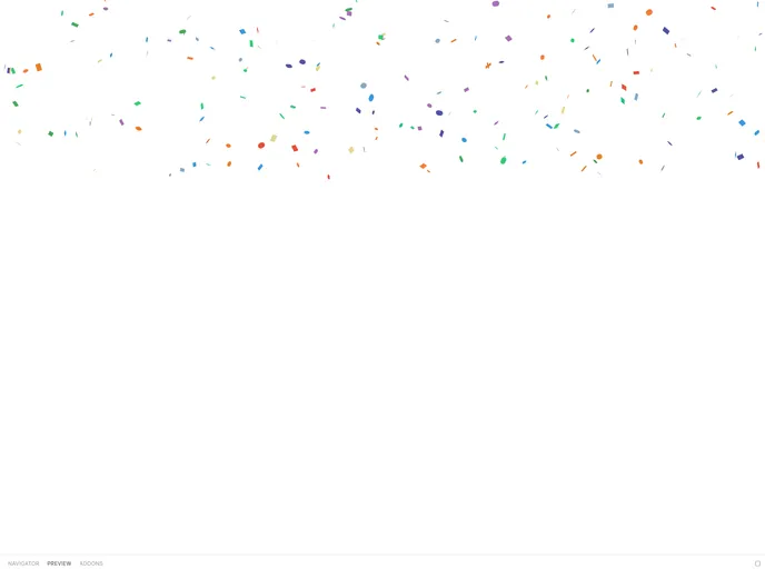 React Native Confetti Cannon screenshot