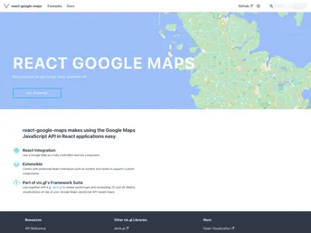 React Google Maps screenshot