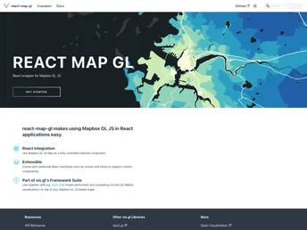 React Map Gl screenshot