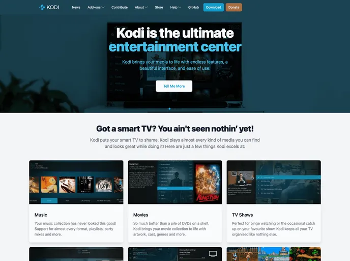 Kodi Tv screenshot