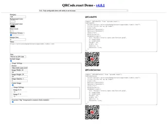 Qrcode.react screenshot